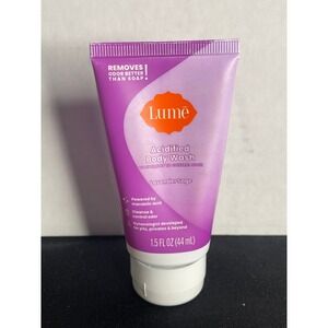 Lume Acidified Body Wash Lavender Sage pH Optimized to Control Odor 1.5 FL OZ